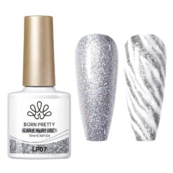 Silver Shimmery Liner Paint Gel 10ml LP07