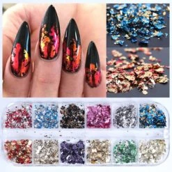 12 Grids Irregular Aluminum Nail Foil -Born Pretty Salon 1 1 dc545aec 1552 447a 950d 2abf717e4231