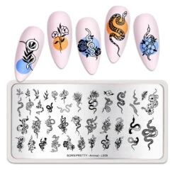 BORN PRETTY Nail Stamping Plate Animal-L009