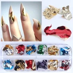 12 Grids Irregular Aluminum Nail Foil -Born Pretty Salon 1 3 189e67c0 7776 4be2 bad5 d7e972f24cb8
