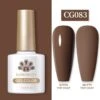 Silky White Series Brown Gel Polish CG083 10ml