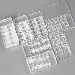 100Pcs Transparent Nail Tips