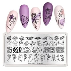 BORN PRETTY Nail Stamping Plate Artist-L021