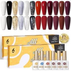 12 Colors Spring Summer Gel Polish Set