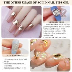 Clear Solid Nail Tips Gel 5ml -Born Pretty Salon 2 a17b452c 4670 4d41 aa9d a336ec43ec9a