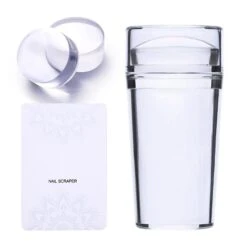 Transparent Jelly Stamper Scraper Kit