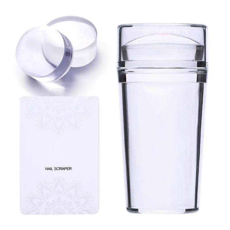 Transparent Jelly Stamper Scraper Kit 1 Transparent Jelly Stamper Scraper Kit