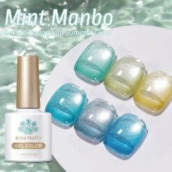 BORN PRETTY Mint Manbo Sea Blue Cat Magnetic Gel 10ml
