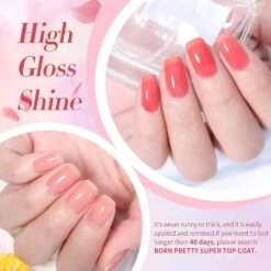 6 Colors Jelly Gel Polish Set Rose Jelly 7ml -Born Pretty Salon 3 e6e68106 db19 46a4 a40c e972aea6b404