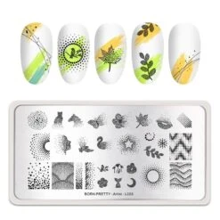 Rectangle Nail Stamping Plates -Born Pretty Salon 45896 956e91e2 a794 4373 ba25 0e5c5e1ce7f7