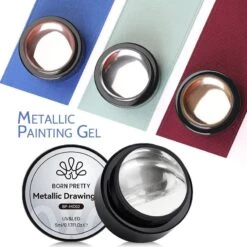 3 Colors Metallic Drawing Gel 5ml -Born Pretty Salon 49151 zi 5 c0c4e18a a0ba 4e56 b921 b0516fe13d1d