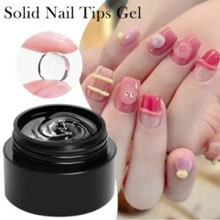 Clear Solid Nail Tips Gel 5ml -Born Pretty Salon 53465 912Z 8