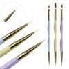 3Pcs Set Double Head Liner Brushes