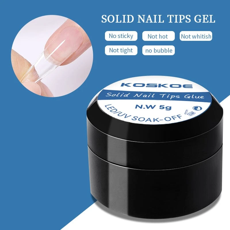 KOSKOE Solid Nail Tips Gel 5g 10 KOSKOE Solid Nail Tips Gel 5g - Image 10