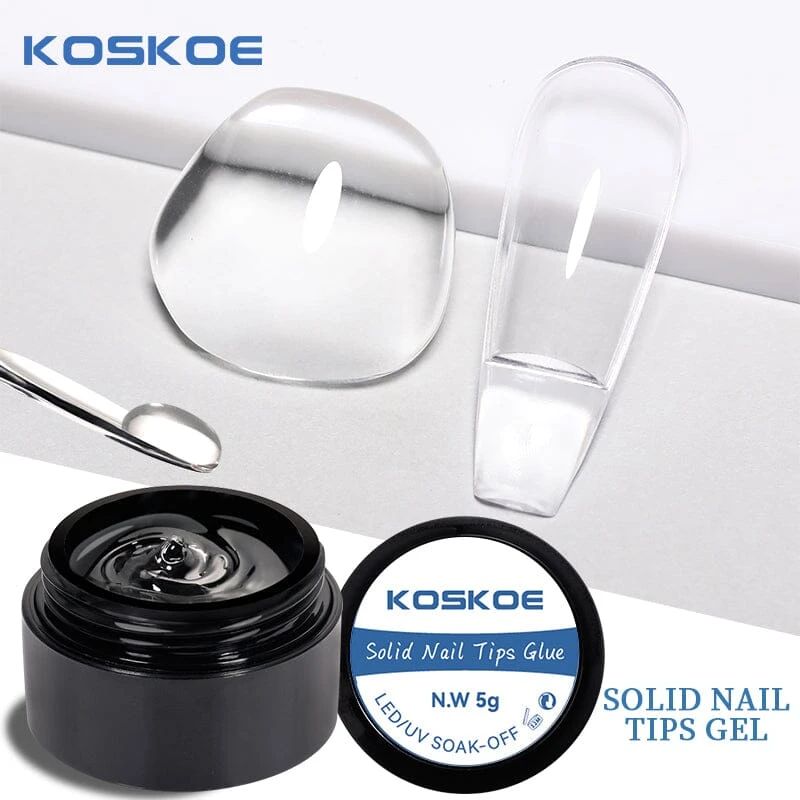 KOSKOE Solid Nail Tips Gel 5g 12 KOSKOE Solid Nail Tips Gel 5g - Image 12