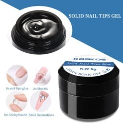 KOSKOE Solid Nail Tips Gel 5g 29 KOSKOE Solid Nail Tips Gel 5g -Born Pretty Salon 55029 ZHU 8