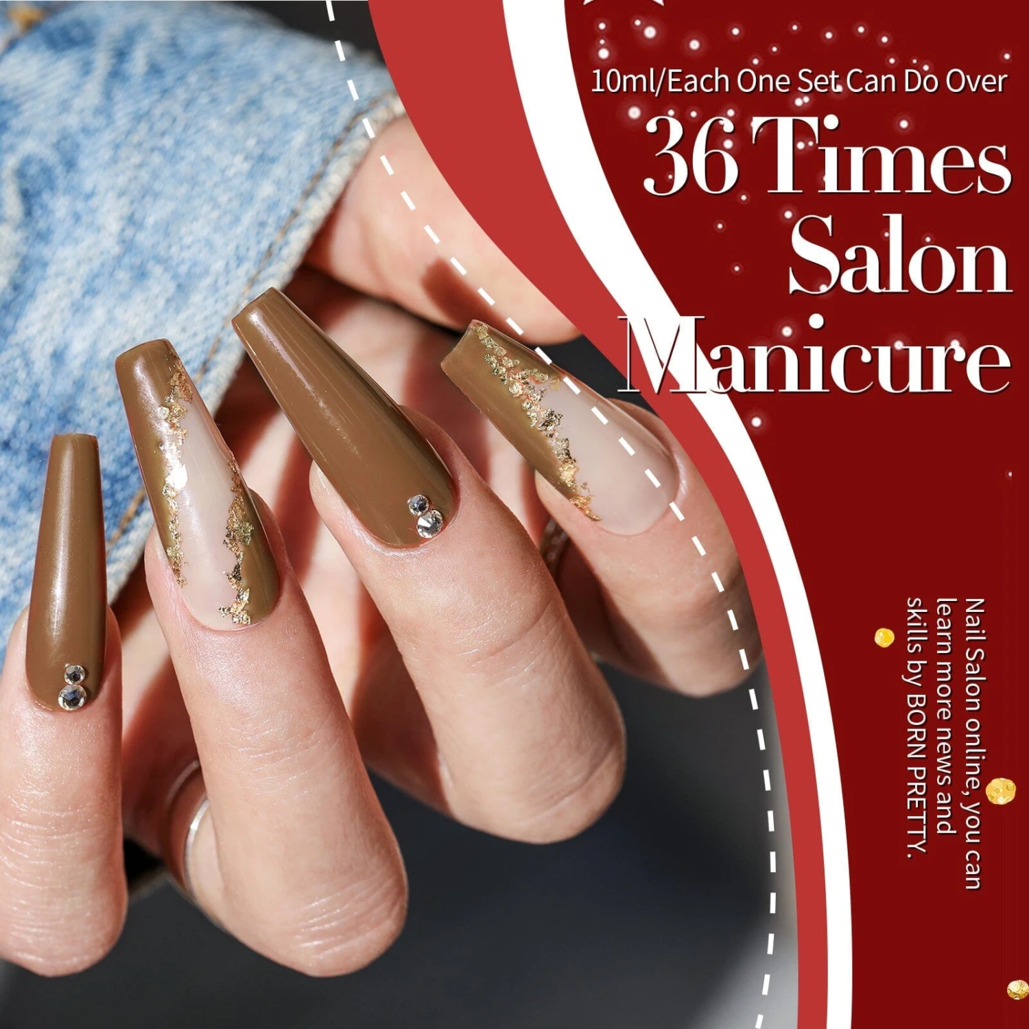 6 Colors Gel Polish Set Maple Caramel 7ml 2 6 Colors Gel Polish Set Maple Caramel 7ml - Image 2