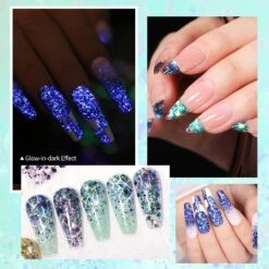 6 Colors Glow-in-Dark Sequins Gel 5g -Born Pretty Salon 55690 ZI 4 01a32797 6f0a 4770 b080 d9a7fac4a23f
