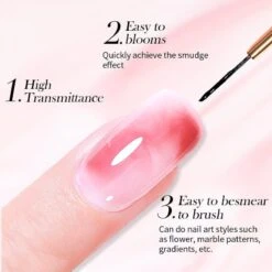 Clear Watercolor Gel Polish 15ml -Born Pretty Salon 55692 ZI 3