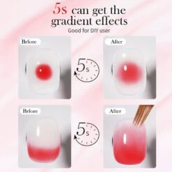 Clear Watercolor Gel Polish 15ml -Born Pretty Salon 55692 ZI 4