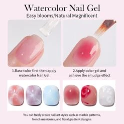 Clear Watercolor Gel Polish 15ml -Born Pretty Salon 55692 ZI 5