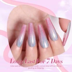 Pink Iridescent Thermal Nail Polish 10ml -Born Pretty Salon 55749 ZI 2