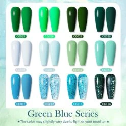 Green Blue Series Color Gel Polish 10ml -Born Pretty Salon 55845 BlueGreen ZI 9
