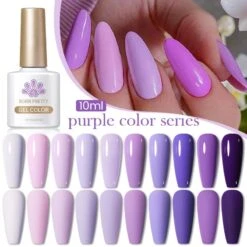 Purple Series Gel Polish 10ml -Born Pretty Salon 55845 ZS ZHU 2
