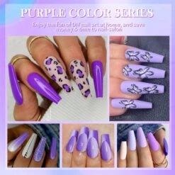 Purple Series Gel Polish 10ml -Born Pretty Salon 55845 ZS ZI 7