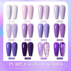 Purple Series Gel Polish 10ml -Born Pretty Salon 55845 ZS ZI 9
