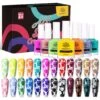 24 Colors Spring Summer Nail Stamping Polish Set #02 10ml
