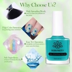 24 Colors Spring Summer Nail Stamping Polish Set #02 10ml -Born Pretty Salon 55849 ZI 5