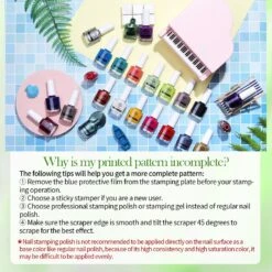24 Colors Spring Summer Nail Stamping Polish Set #02 10ml -Born Pretty Salon 55849 ZI 8