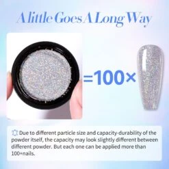 12 Colors Nail Chrome Powder Kit -Born Pretty Salon 55989 ZI 6