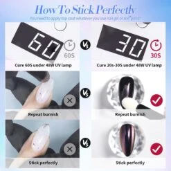 12 Colors Nail Chrome Powder Kit -Born Pretty Salon 55989 ZI 7