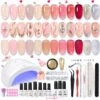 12 Colors All In One Starter Kit 48W US Type Plug Jelly Gel Polish 6ml