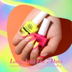 6 Colors Neon Collection Nail Polish Set 10ml -Born Pretty Salon 56094 ZI 2