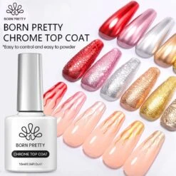 BORN PRETTY Chrome Top Coat 10ml -Born Pretty Salon 56095 ZI 2