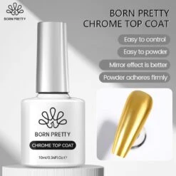 BORN PRETTY Chrome Top Coat 10ml -Born Pretty Salon 56095 ZI 4