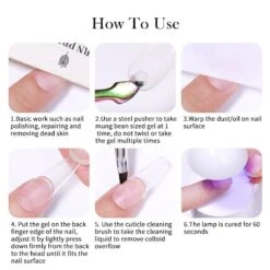 Clear Nail Tips Gel 30ml -Born Pretty Salon 56200 ZI 9 5209e51a f026 4207 82c5 b4fe560fac23