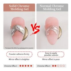 Semi-Solid Chrome Molding Gel 5g -Born Pretty Salon 56208 DuiBi