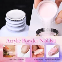 Acrylic Nail Kit 3 Colors White Pink Clear 30g -Born Pretty Salon 56210 ZI 4