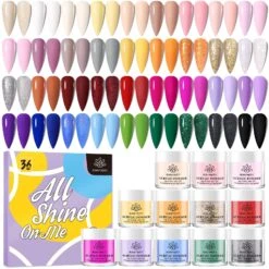 36 Colors Acrylic Nail Powder Set 10g
