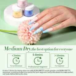 36 Colors Acrylic Nail Powder Set 10g -Born Pretty Salon 56284 ZI 7