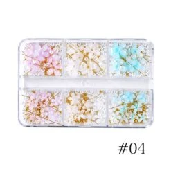 6 Grids Flowers 3D Nail Decoration 28 6 Grids Flowers 3D Nail Decoration -Born Pretty Salon 56320 SX 4