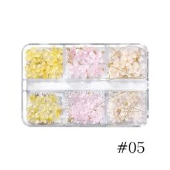 6 Grids Flowers 3D Nail Decoration 29 6 Grids Flowers 3D Nail Decoration -Born Pretty Salon 56320 SX 5