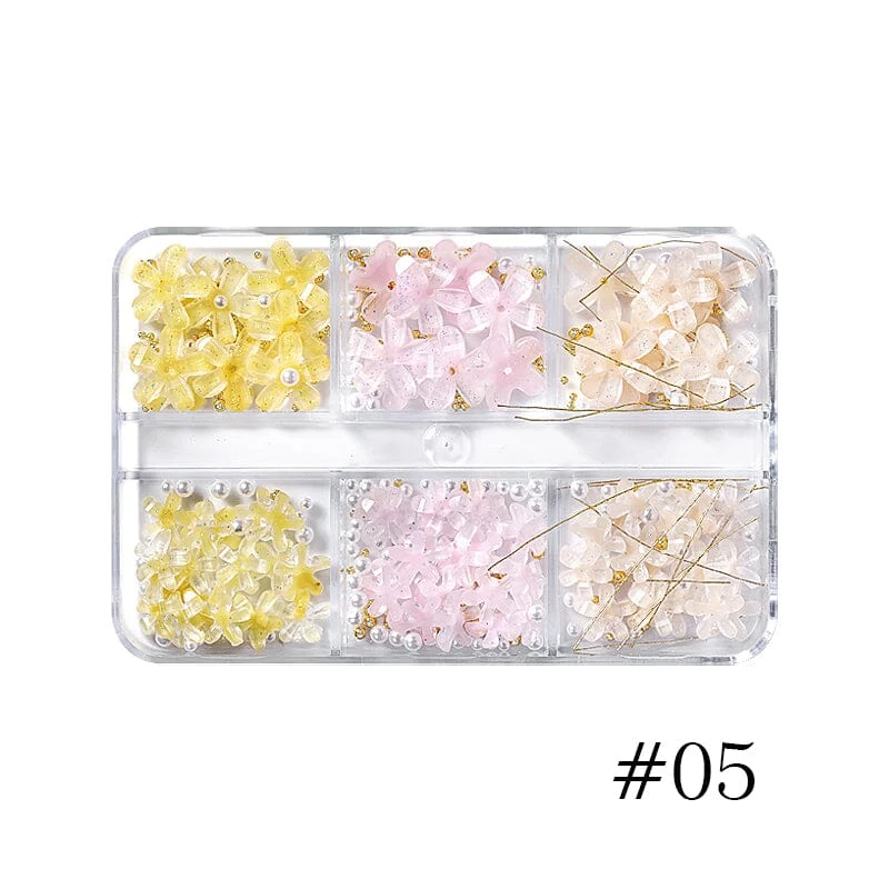 6 Grids Flowers 3D Nail Decoration 15 6 Grids Flowers 3D Nail Decoration - Image 15