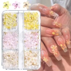6 Grids Flowers 3D Nail Decoration 20 6 Grids Flowers 3D Nail Decoration -Born Pretty Salon 56320 ZI 5