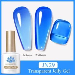 Blue Jelly Gel Polish JN29 10ml -Born Pretty Salon 56347 29 3 b892c8c4 7909 4ed8 92d3 c975a4e68b23