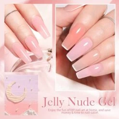 Nude Jelly Gel Polish JN05 10ml -Born Pretty Salon 56347 LS 1 2
